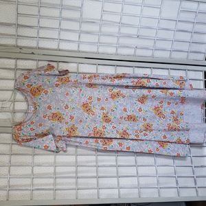 Lularoe MISS PEGGY short sleeves hi low tunic  dress size XL